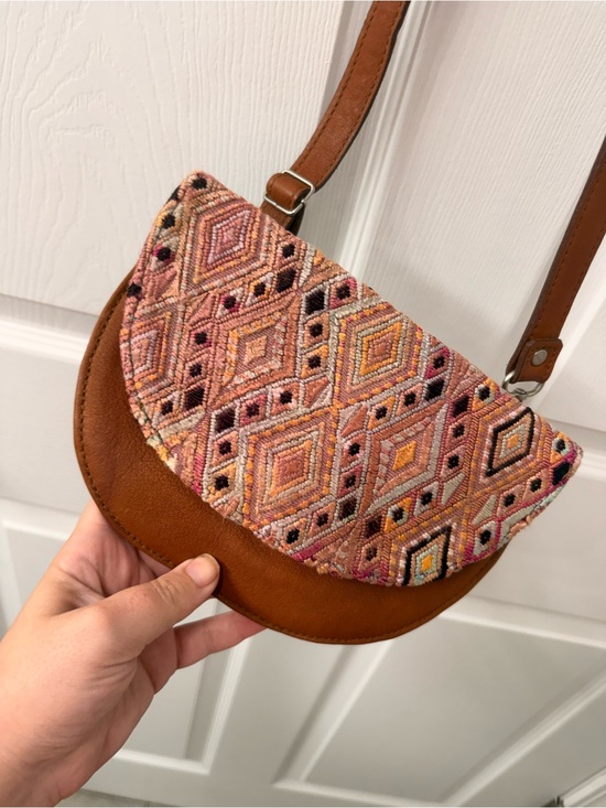 Mermaids & Dragons Handbags - Mermaids and Dragons + Amara  Crossbody Bag in Brown and Pink